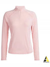 Women's Golf Silky Tech Nylon Ruched Quarter Zip Pullover Pink - G/FORE - BALAAN 2