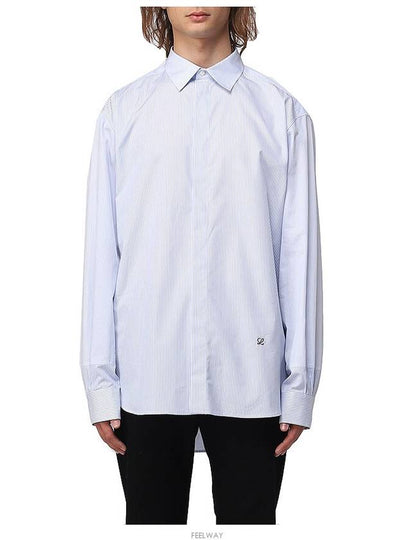 Men's Striped Logo Shirt H526Y05WAA - LOEWE - BALAAN 2