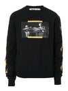 Men's Caravaggio Painting Sweatshirt Black - OFF WHITE - BALAAN 2