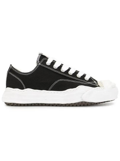 Hank OG Sole Low Top Sneakers Black - MAISON MIHARA YASUHIRO - BALAAN 2