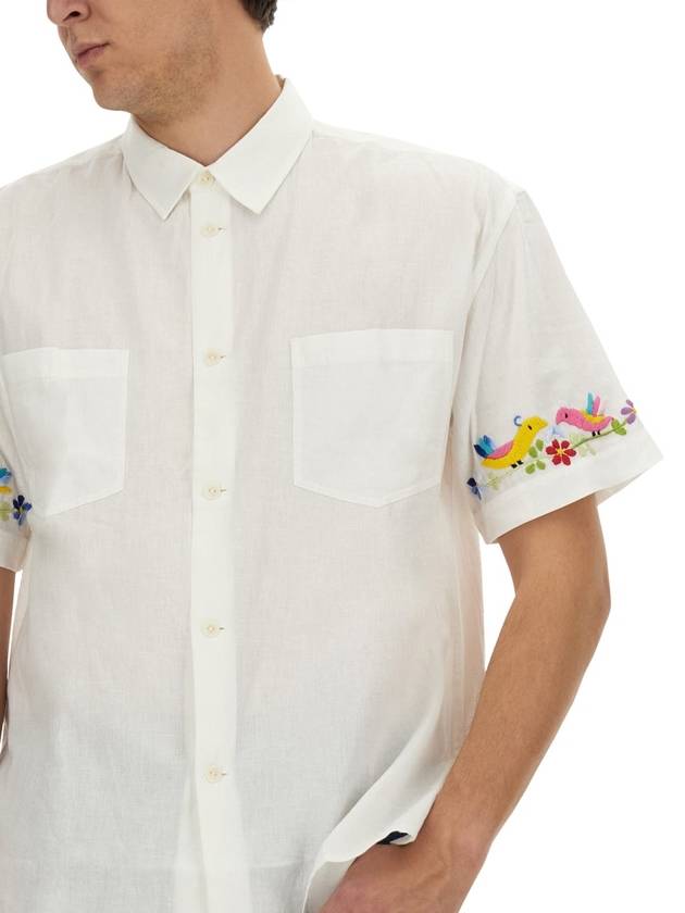 SHIRT WITH EMBROIDERY - YMC - BALAAN 4