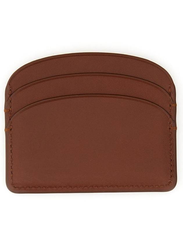 Demi Lune Card Wallet Brown - A.P.C. - BALAAN 5