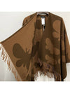 Weekend PACE Jacquard Wool Cape Camel 2425736024600 002 - MAX MARA - BALAAN 10