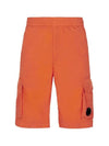 Chrome R Logo Decoration Bermuda Cargo Shorts Orange - CP COMPANY - BALAAN 3