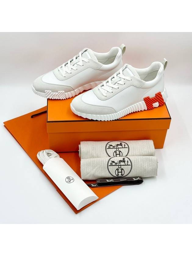 Bouncing Low Top Sneakers Blanc - HERMES - BALAAN 11