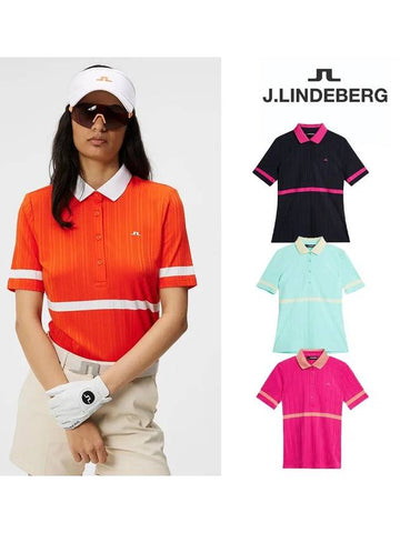 Moira Polo Short Sleeve T-Shirt GWJT08997 - J.LINDEBERG - BALAAN 1