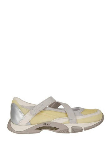 Sweetheart Sport Technical Leather Sandals Yellow - OUR LEGACY - BALAAN 1