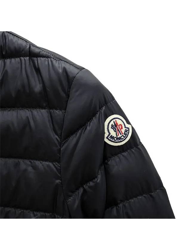 Lans Logo Patch Short Down Padding Black - MONCLER - BALAAN 5