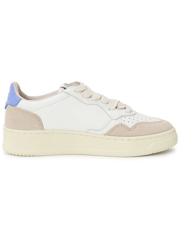 Medalist Blue Tab Suede Low Top Sneakers White Beige - AUTRY - BALAAN 5