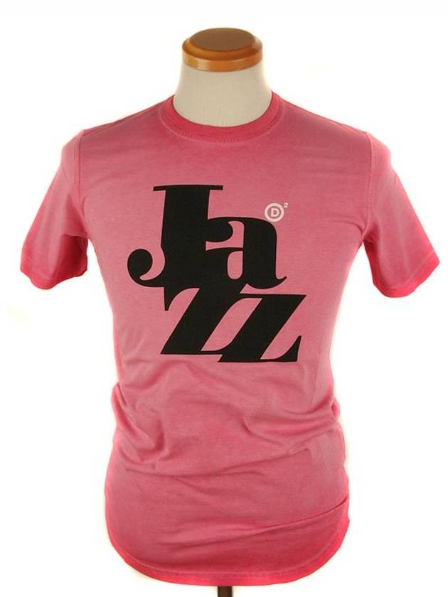 Jazz Gradient Short Sleeve T-Shirt Pink - DSQUARED2 - BALAAN 2