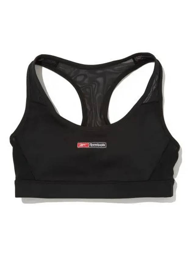 Lux Bold Racer Bra Top Women Black 100075369 - REEBOK - BALAAN 1