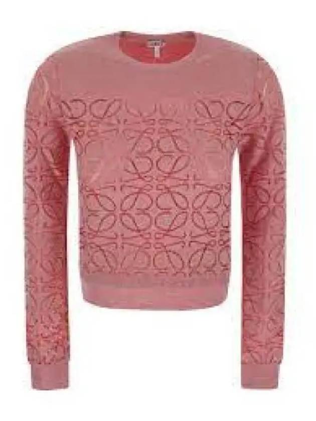 Anagram Debore Wool Knit Top Pink - LOEWE - BALAAN 2