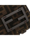 FF Jacquard Shoulder Bag Brown - FENDI - BALAAN 6