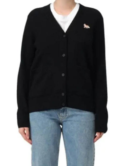 Baby Fox Patch Boxy Cardigan Black - MAISON KITSUNE - BALAAN 2