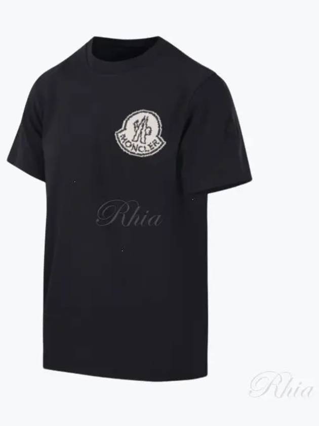 8C00004 83927 998 Logo Short Sleeve T Shirt - MONCLER - BALAAN 1