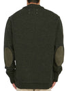 Back Stitch Elbow Patch Knit Top Charcoal - MAISON MARGIELA - BALAAN 7