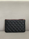 Small Classic Pouch Grained Calfskin & Gold Black - CHANEL - BALAAN 4