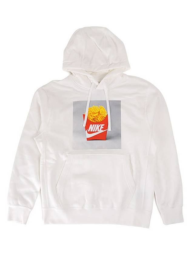 NSW Sole Food Hoodie White - NIKE - BALAAN 1