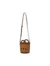 Tropicalia Small Bucket Bag Brown - MARNI - BALAAN 5