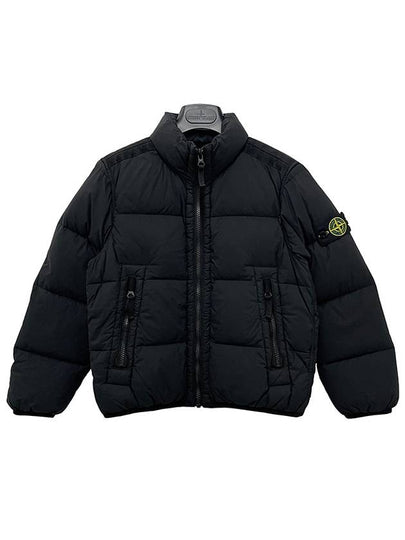 Kids Logo Patch Padding Black - STONE ISLAND - BALAAN 2