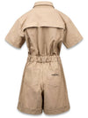 Women s Safari Zip up Jumpsuit Beige MCFW24OP2BE - MACKY - BALAAN 3