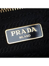 Pocono Goffre Chain Shoulder Bag Black Gold - PRADA - BALAAN 10