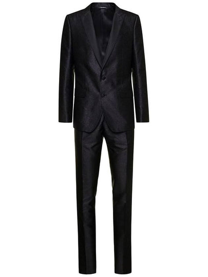 23 ss Black Silk Blend Suit GKPFMTFJMPNS8350 B0480005065 - DOLCE&GABBANA - BALAAN 2