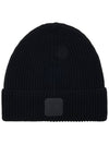 Logo Metropolis Wool Beanie Black - CP COMPANY - BALAAN 2