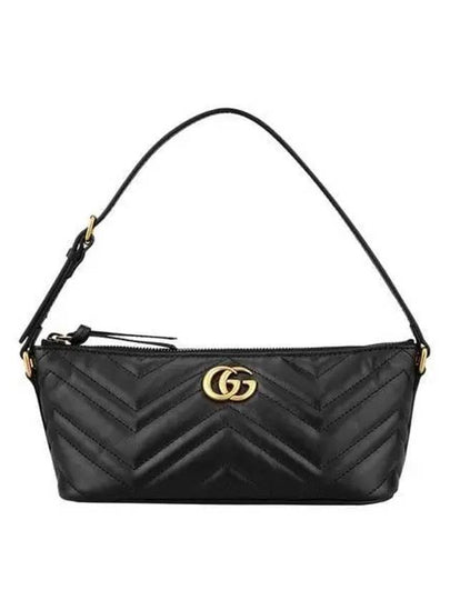 GG Marmont Shoulder Bag Black - GUCCI - BALAAN 2