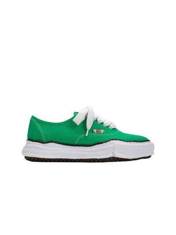 Baker OG Sole Canvas Low Top Sneakers Green - MIHARA YASUHIRO - BALAAN 1