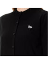 Baby Fox Patch Regular Cardigan Black - MAISON KITSUNE - BALAAN 6