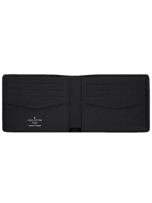 Slender Wallet Taiga Black - LOUIS VUITTON - BALAAN 3