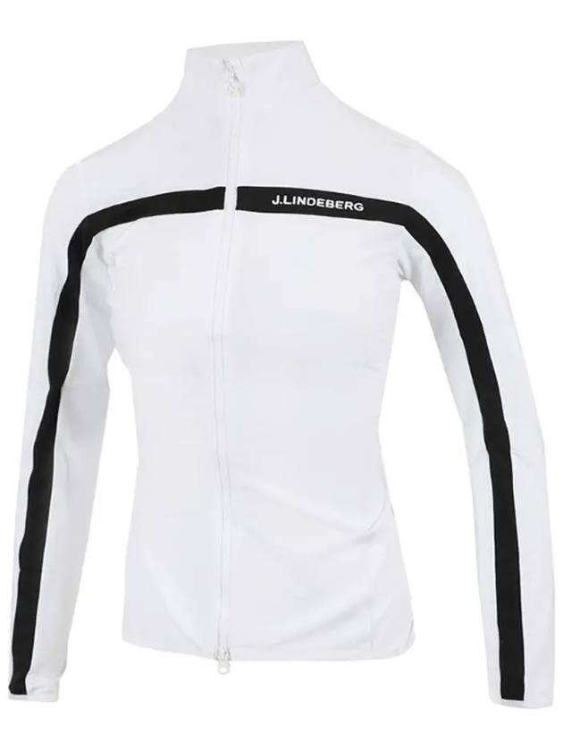 Janice Full Zip-up Jacket White - J.LINDEBERG - BALAAN 3