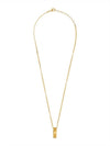 Numeric Minimal Signature Pendant Ring Necklace Gold - MAISON MARGIELA - BALAAN 1