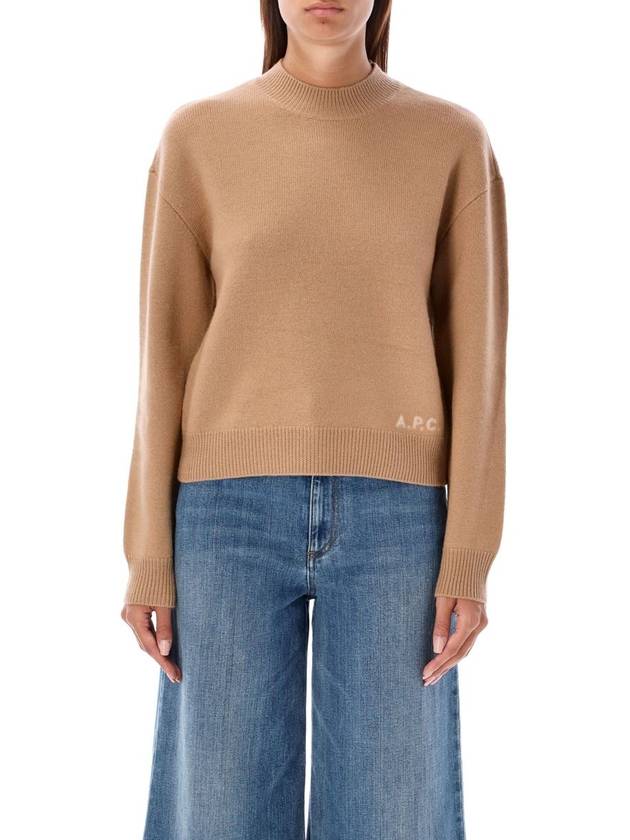 Esther Wool Knit Top Brown - A.P.C. - BALAAN 2