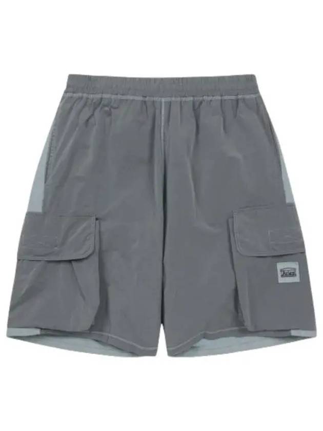 Aries Nylon Hybrid S Shorts Pants Gray Blue - ARIES - BALAAN 1