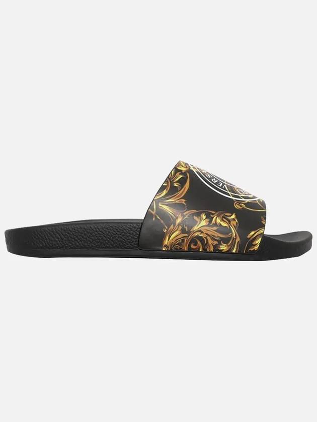 Baroque Slippers Black - VERSACE - BALAAN 3