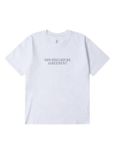 Logo Crew Neck Cotton Short Sleeve T-Shirt - NDA - BALAAN 1