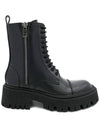 tractor lace-up middle boots black - BALENCIAGA - BALAAN.