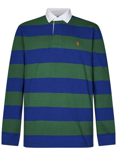 Striped Polo Shirt Green Royal - POLO RALPH LAUREN - BALAAN 2