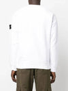 Wappen Patch Crew Neck Sweatshirt White - STONE ISLAND - BALAAN 6