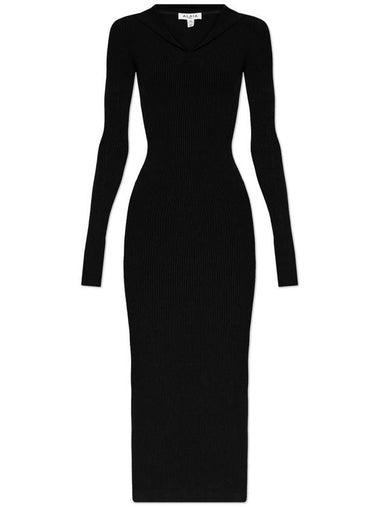 Alaïa Ribbed Dress, Women's, Black - ALAIA - BALAAN 1