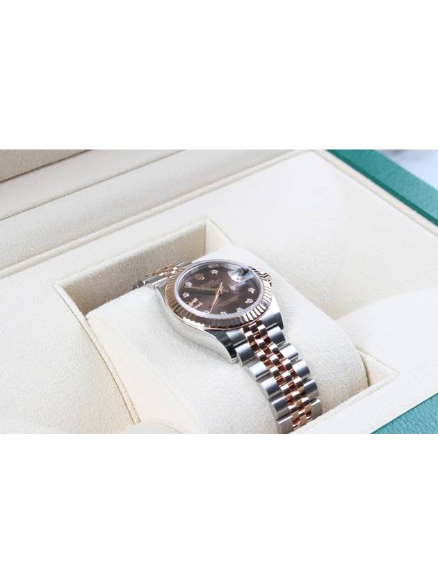 Rolex Datejust Combi Choco Board 10P Star Diamond 24 Years - ROLEX - BALAAN 4