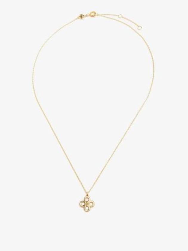 Kira Clover Pendant Necklace Gold - TORY BURCH - BALAAN 2