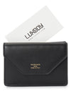 Envelope Embossed Logo Card Wallet Black - BALENCIAGA - BALAAN 8