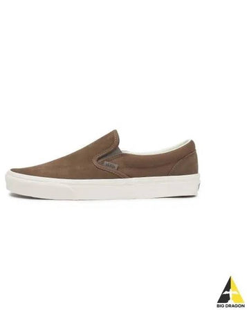 Classic Slip On Canvas Suede Coffee Liqueur VN0009Q7CH71 - VANS - BALAAN 1