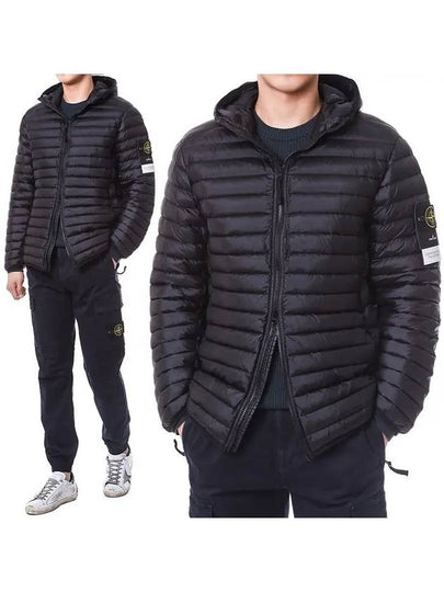 Loom Woven Chambers R-Nylon Down-TC Packable Jacket Black - STONE ISLAND - BALAAN 2