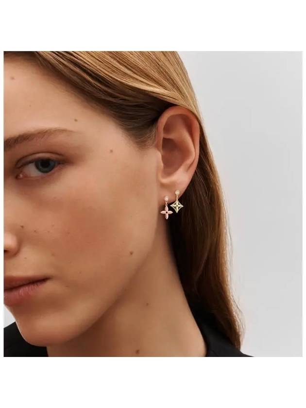 Idylle Blossom Stud Earrings Pink Gold - LOUIS VUITTON - BALAAN 4