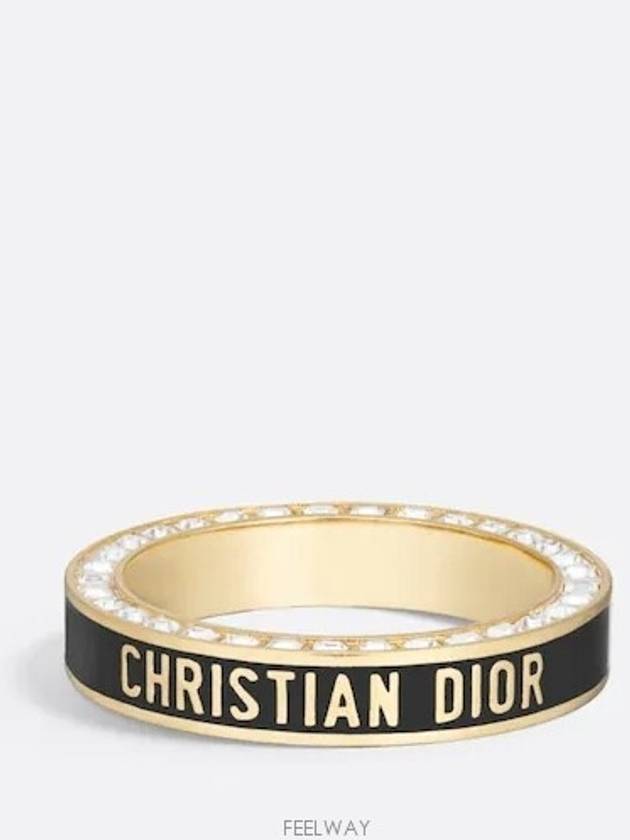 Dior Night Code Ring Gold Finish Metal White - DIOR - BALAAN 2