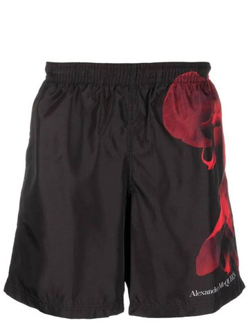 logo print swim shorts 7594194404Q - ALEXANDER MCQUEEN - BALAAN 1